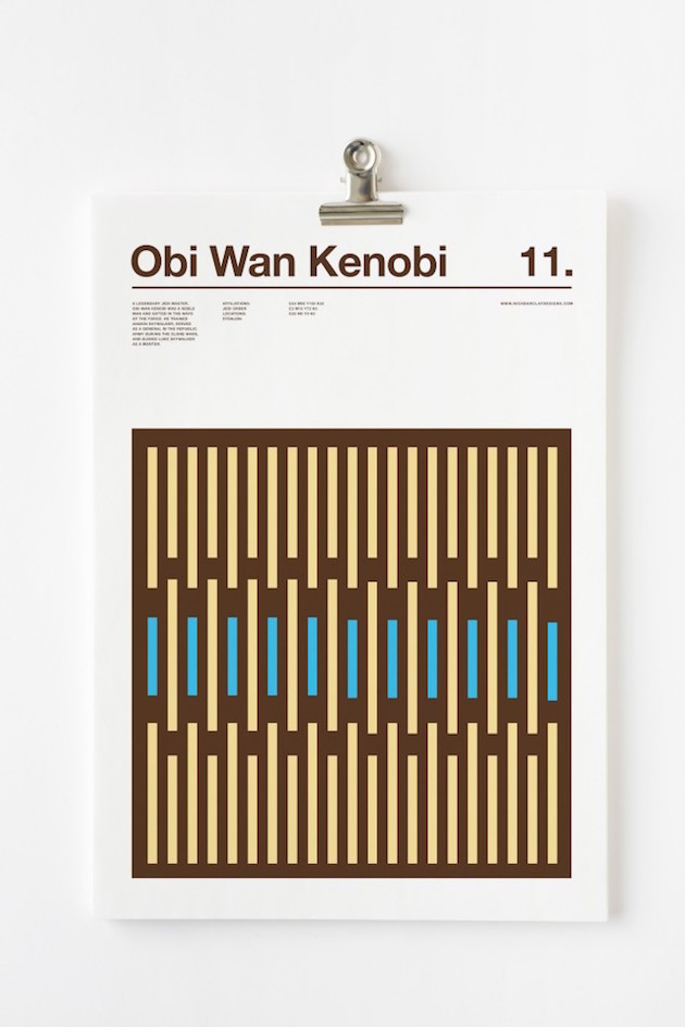 3 Colour Star Wars Characters feel desain Nick Barclay10