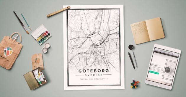 Personalised City Posters feel desain Mapiful1
