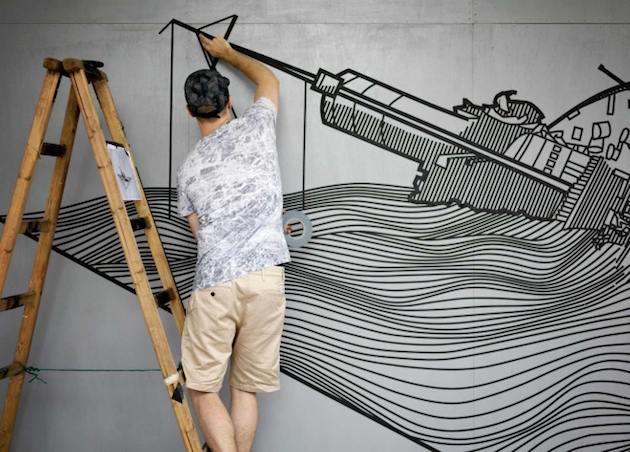 Tape Art - Feel Desain4