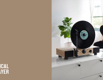 Floating Record Vertical Turntable | Gramovox
