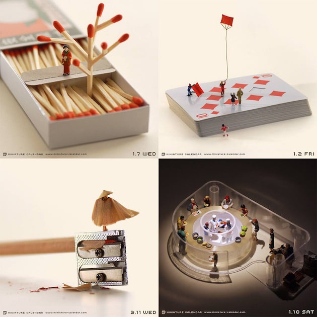 Miniature Calendar feel desain Tatsuya Tanaka4