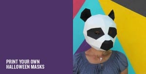 Geometric Halloween Masks | Wintercroft