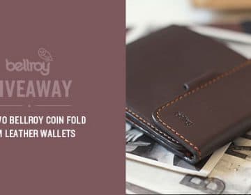 Giveaway: 2 Bellroy Coin Fold Slim Leather Wallets