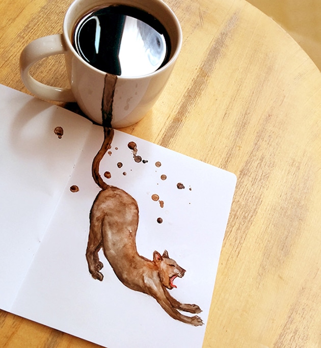 Coffee Cats feel desain Elena Efremova 2