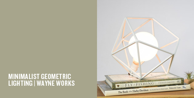 Minimalist Geometric Lighting | Wayne Works