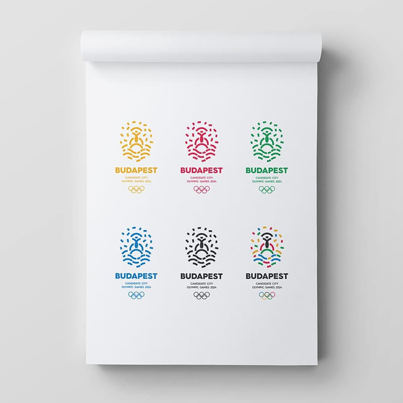 Budapest 2024 Olympic Games logo