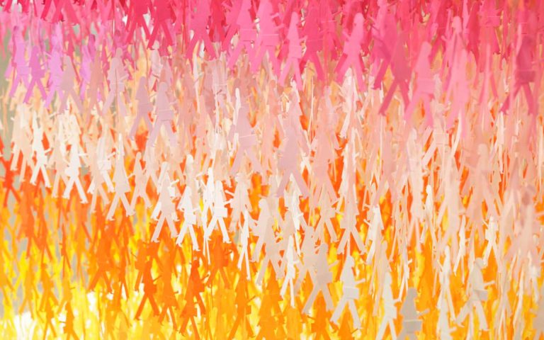 18K Paper Silhouettes in 100 Shades of Colors