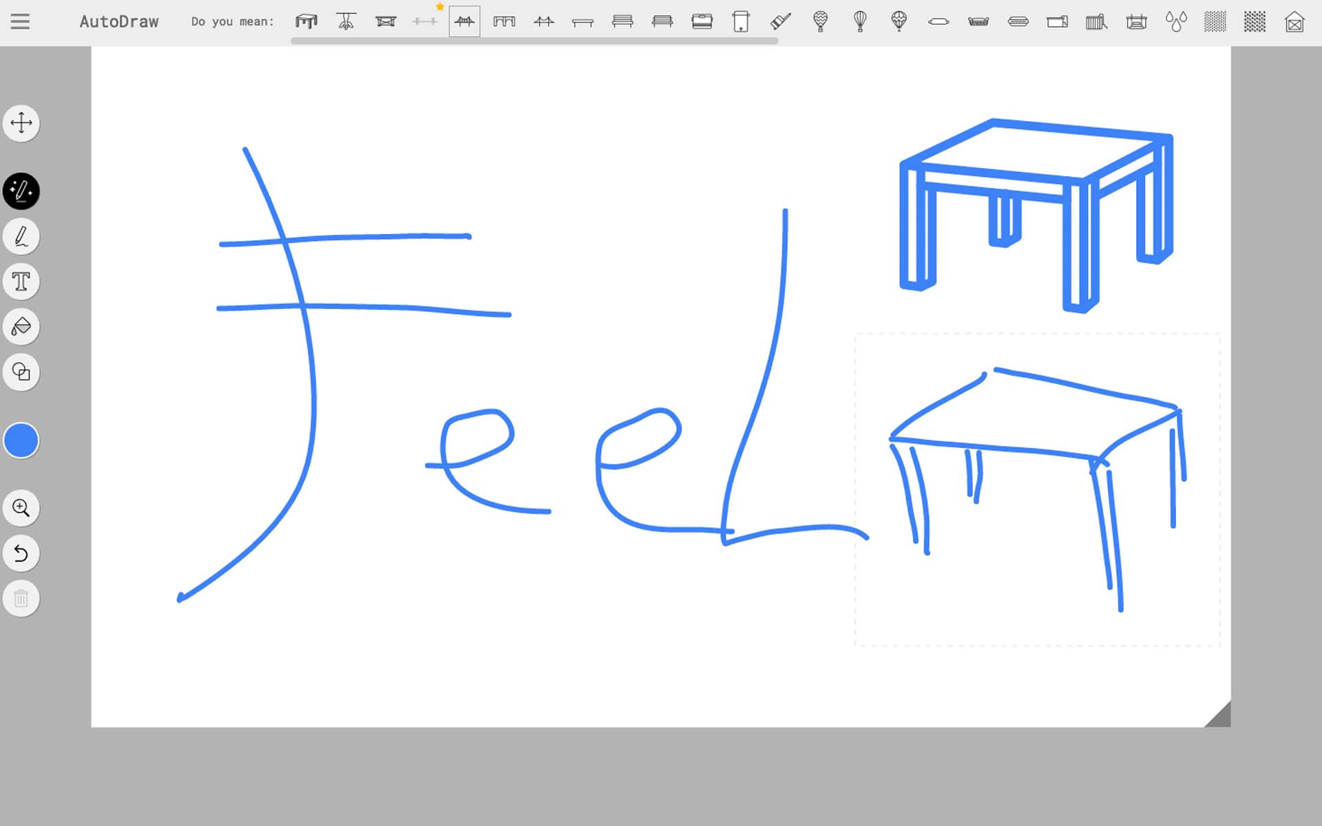 Sketching with Google AutoDraw 