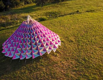 The Wind Cathedral surrounding la Croix de la Perdue