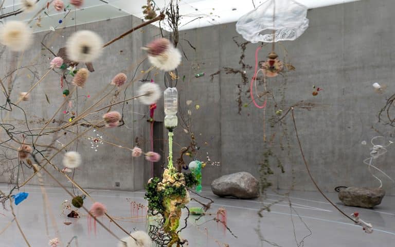 Fantastical gardens invading the space