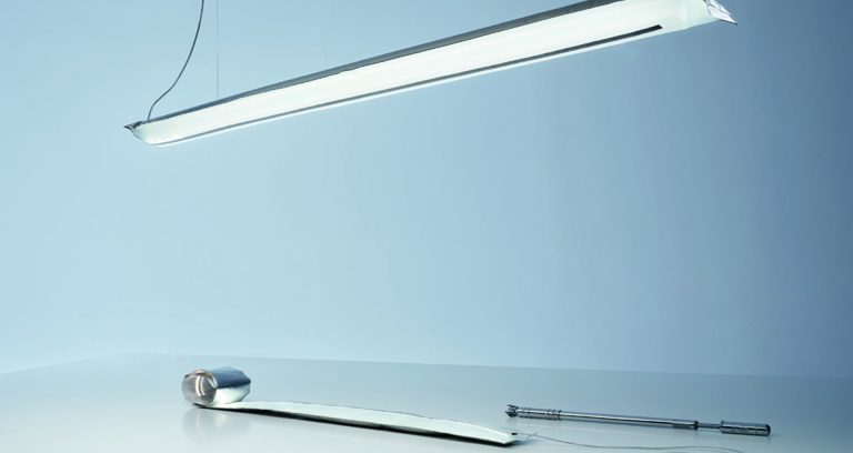 Ingo Maurer’s Blow Me Up inflatable LED light