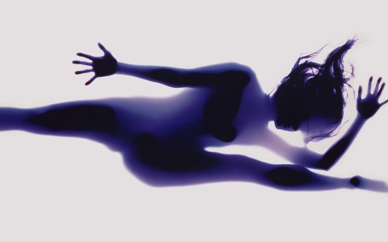 Yoga Photograms Highlighting The Human Body’s Poised Postures