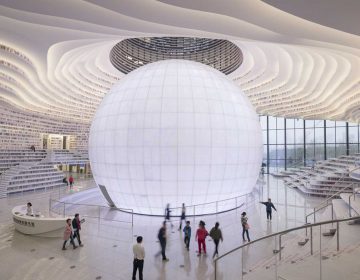 Breathtaking library in China by MVRDV