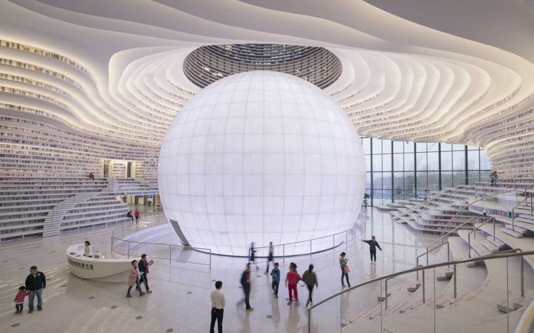 Breathtaking library in China by MVRDV