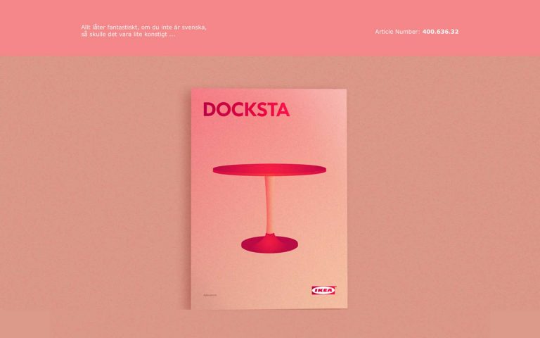 IKEA PØSTËRS, an unofficial series by Adoratorio Studio