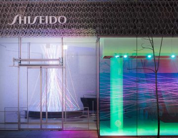 Neuroscience-inspired installations at the Shiseido Ginza building