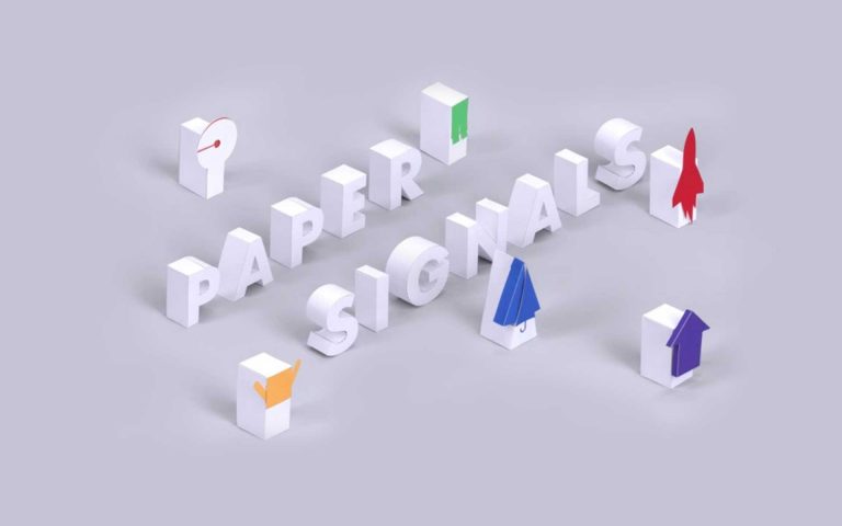 Paper Signals, a voice experiment