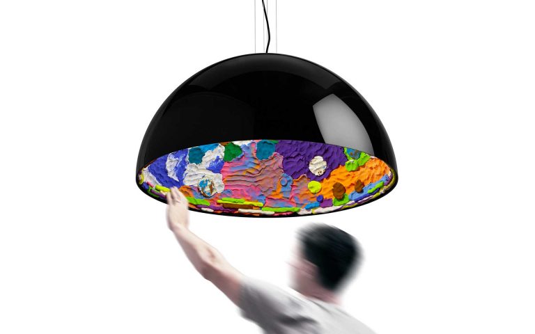 Stephen Johnson developed a colorful adhesive dough