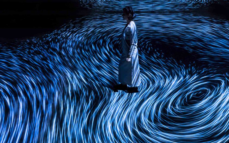 Japanese collective teamLab brought the ocean indoor