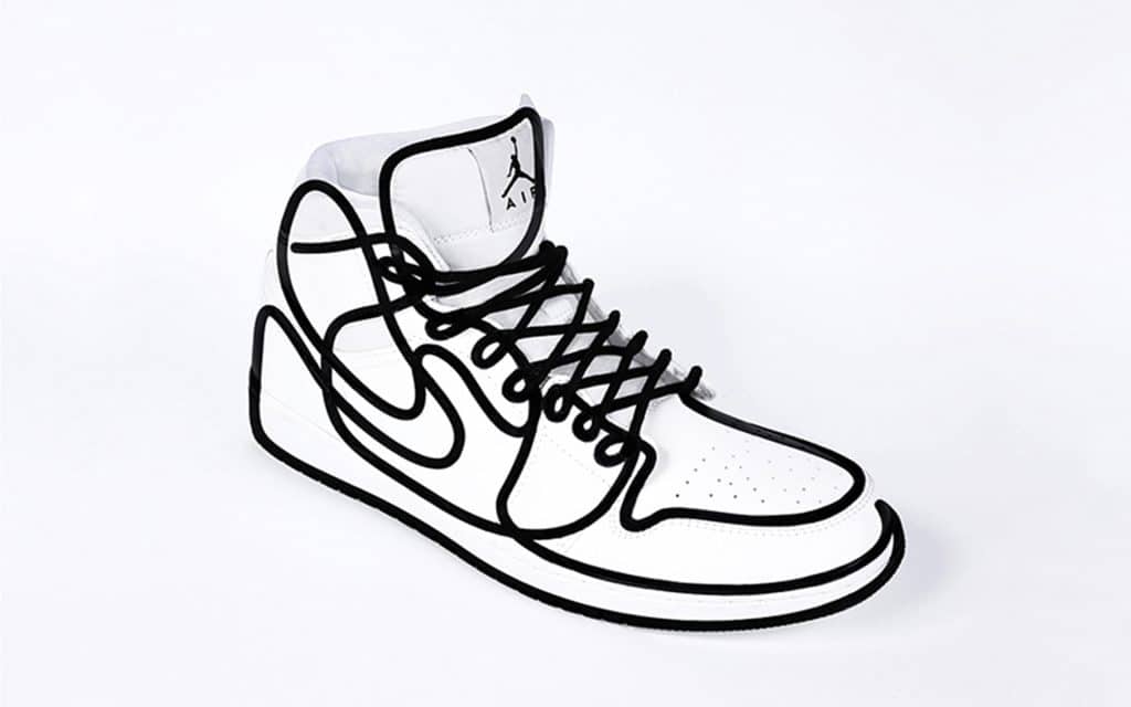 DFT transforms NIKE air jordan into surreal accessory