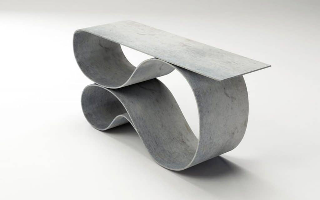 Neal Aronowitz crafts a new table collection entitled Concrete Canvas