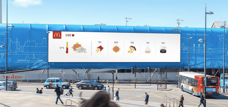 Real-time Forecast in Burgers, Fries and Ketchup by McDonald’s