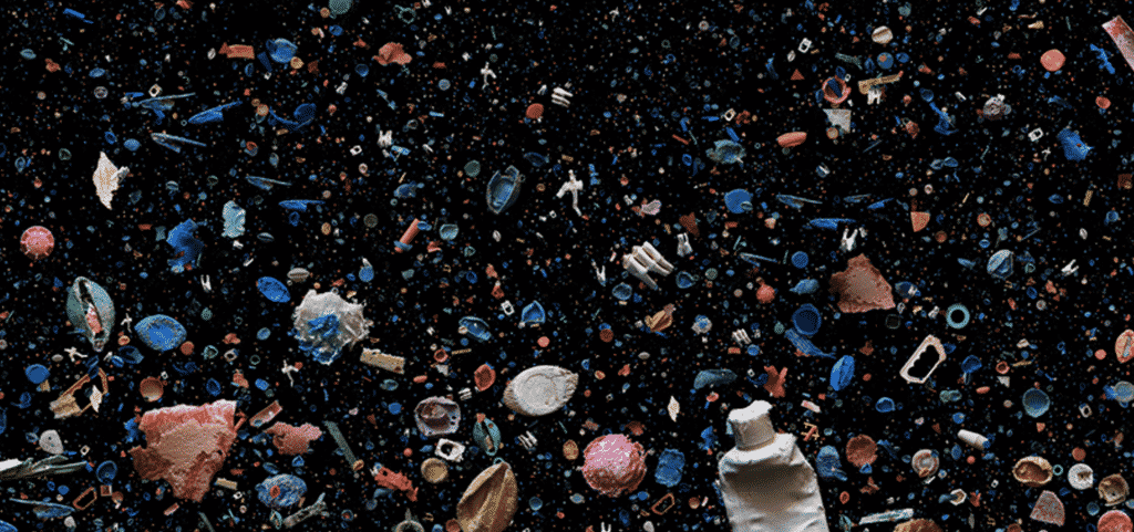 Ocean Pollution Represented by Mandy Barker