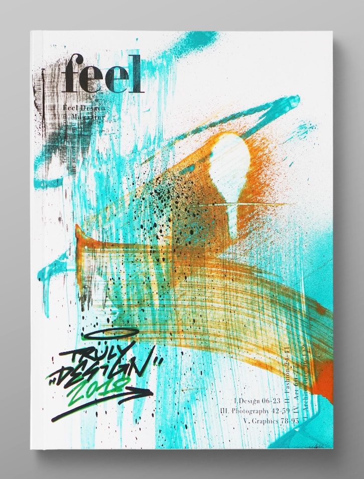 turin feel magazine custom cover truly design