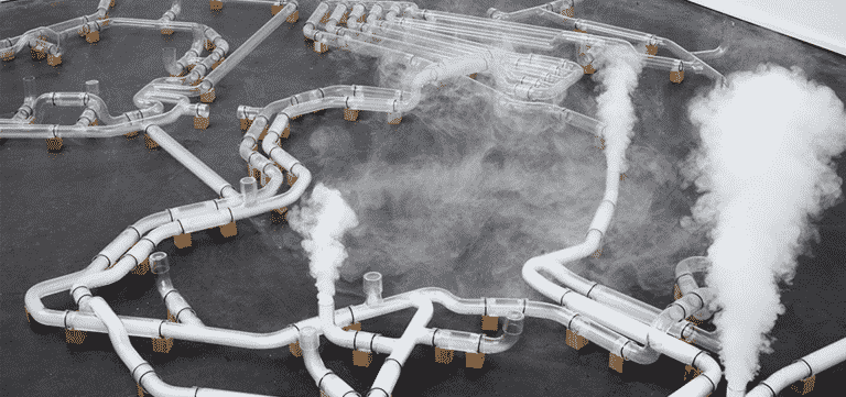 How The Internet May Look If All Data Was Smoke