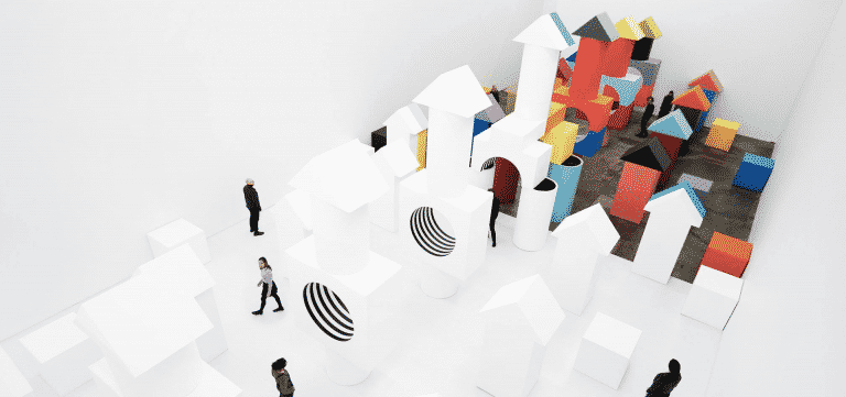 New Geometric Art Exhibition By Daniel Buren