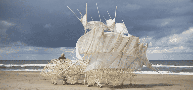 Walking Strandbeests By Theo Jansen