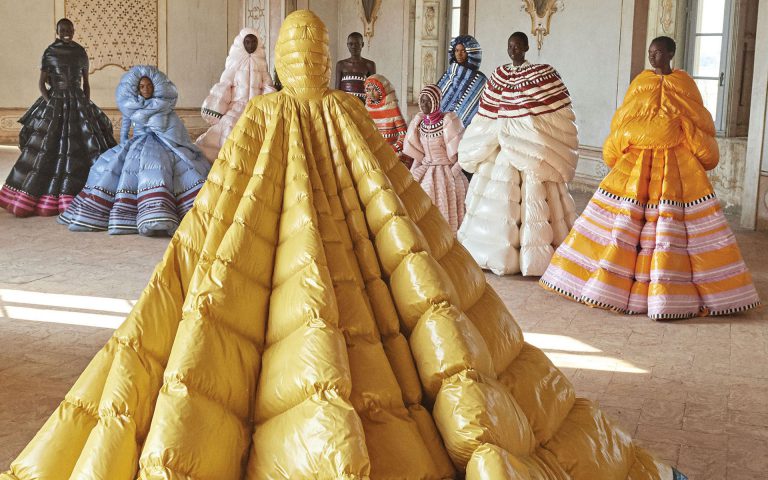 Valentino’s Pierpaolo Piccioli unveils Puffer Coat Gowns with Moncler