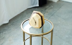 Modern Geometric Wall Clock By The Iron Roots Designs