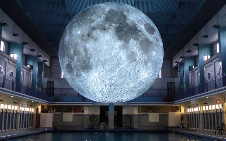Luke Jerram’s installation, Museum of the Moon, is now in Milan