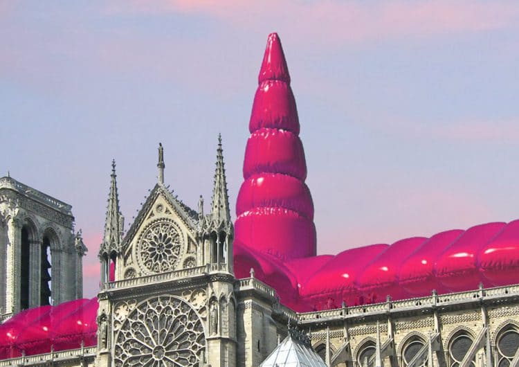 A Giant Inflatable Balloon For Notre Dame By Shepherd Studio