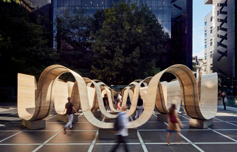 Paul Cocksedge Invites Pedestrians To Seat On Concentric Benches At London Design Week