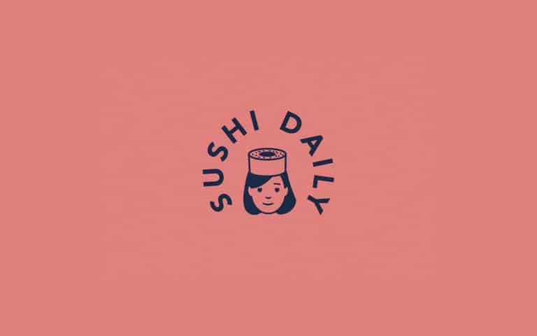 The clean and thoughtful sushi brand with cheeky elements and illustrated characters