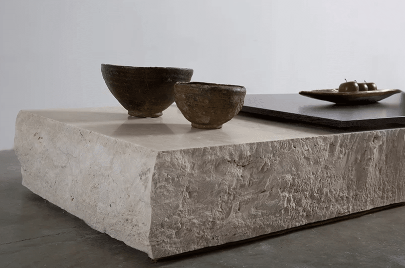 rock coffee table by aajih & omar nakkash