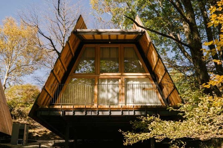 Escape the city with SANU’s timber cabins scattered in rural sites across Japan