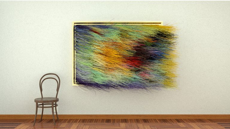 Hairy Paintings. Moving Masterpieces.