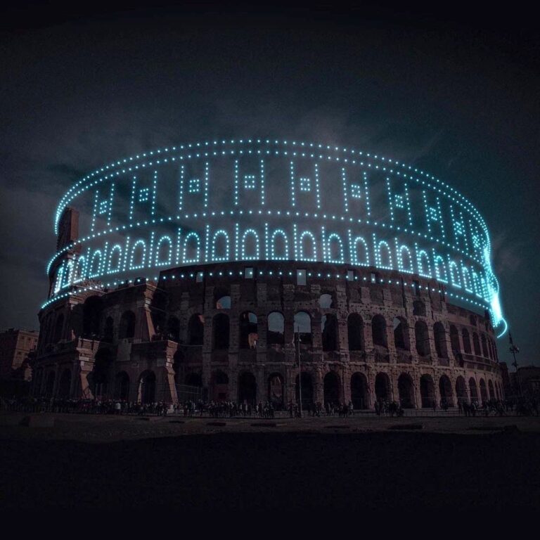 DRIFT employs luminous drones to visualize speculative architecture