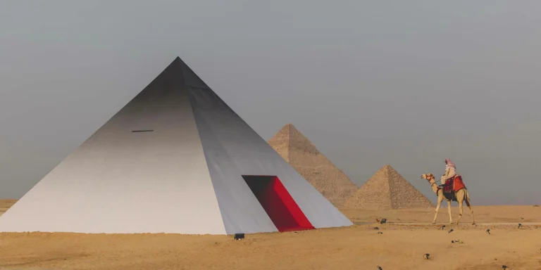 There’s a new pyramid up in Giza: JR returns to Egypt with interactive art