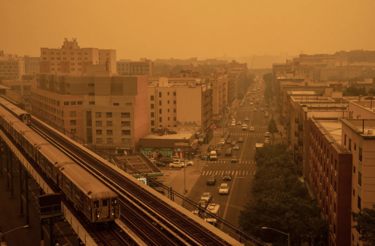 Air quality conditionsin New York