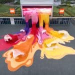 LEGO pours 380,000 brick flowers across TANK Shanghai