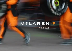 McLaren’s new logo was painted on a garage awning a century ago