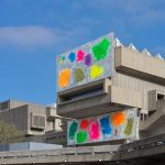 Renée Levi paints the Hayward Gallery’s brutalist facade in fluorescent colour
