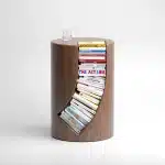 This side table isn’t finished until you add your books