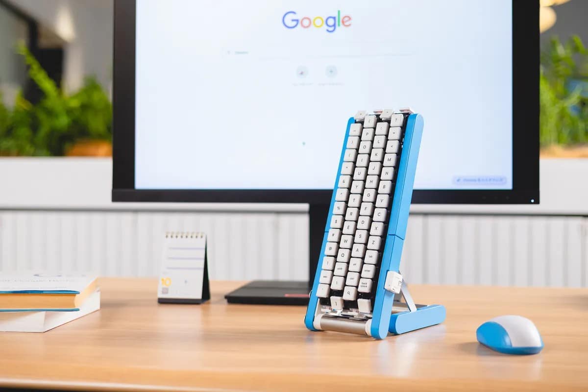 Gboard Kurukuru Version keyboard used together with a mouse