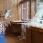 Yuka Numata fills an empty Japanese school with children made of beads