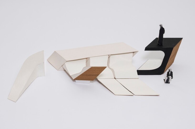 Zaha Hadid Architects, concept model for the Pet Shop Boys Nightlife World Tour, 1999